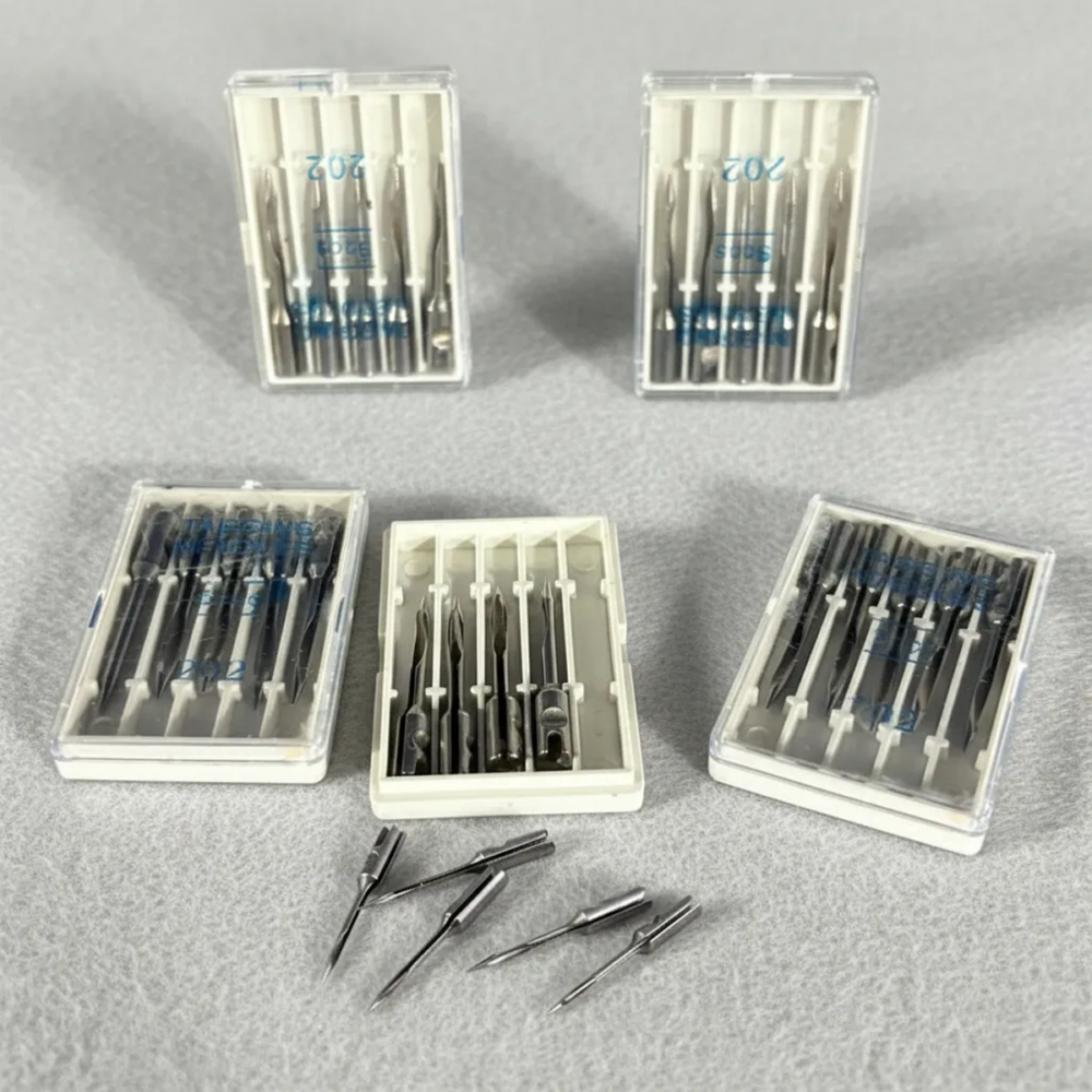 aguja gruesa para etiquetadora. 5 uds./caja.