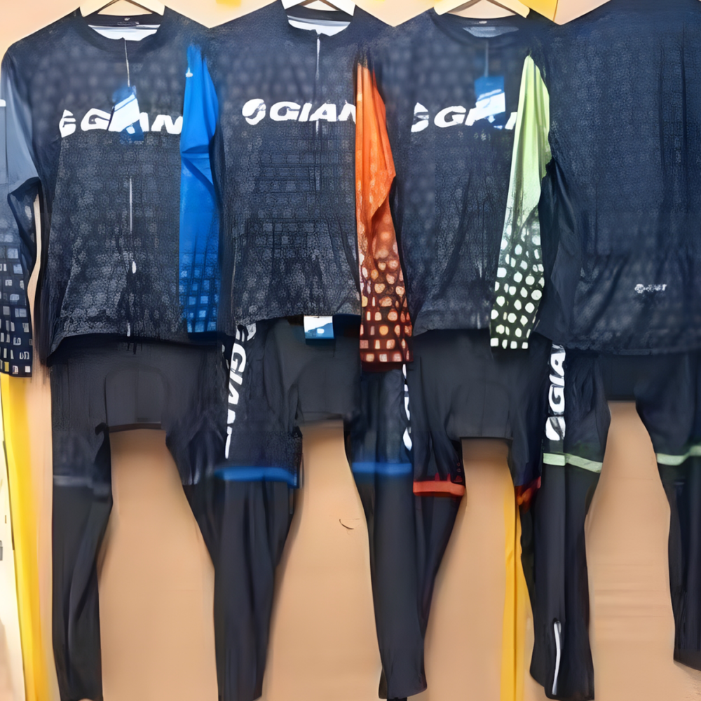 conjunto largo con reflejo y acolchado