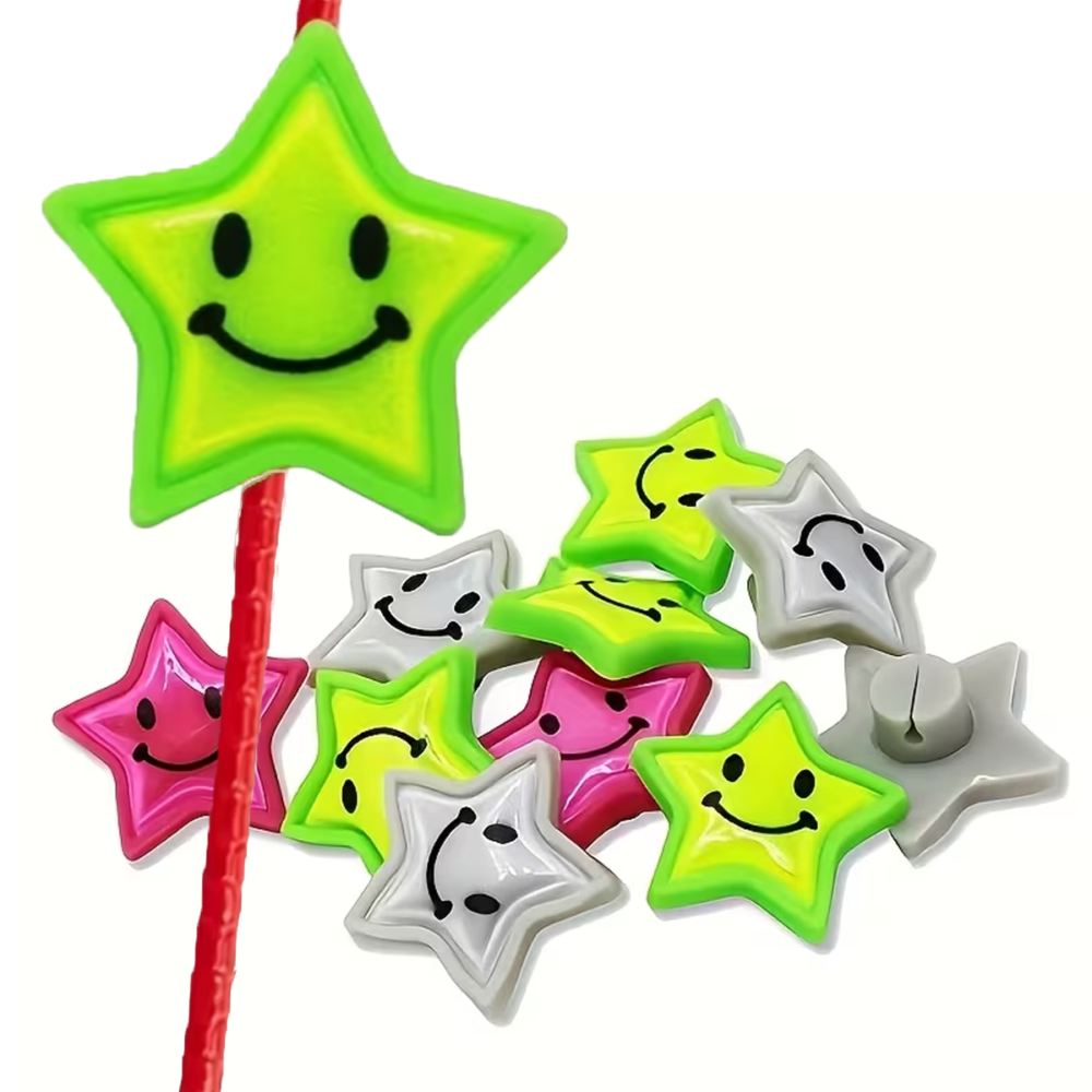 estrellita reflectante plancha de 9 uds