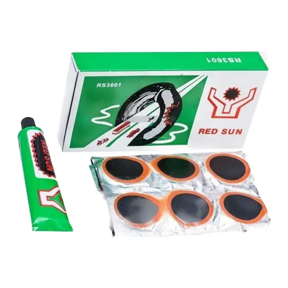 parches con pegamento