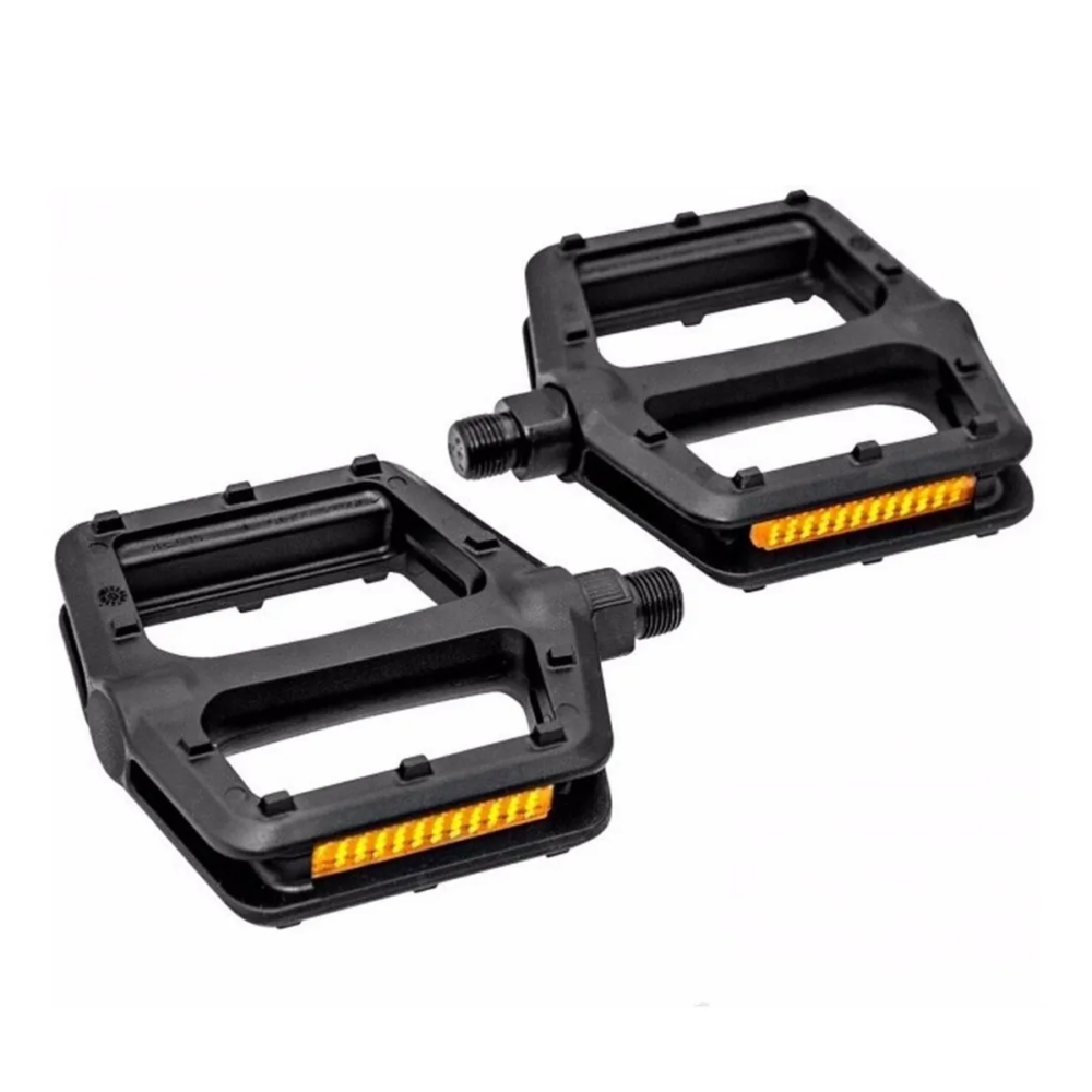 pedales de plástico, 9/16" con reflectante