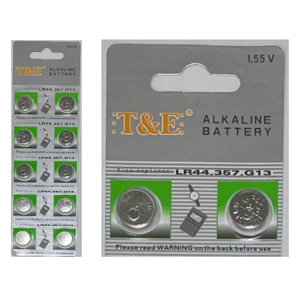 pilas alcalinas, 1.55 v 10/blister t&e