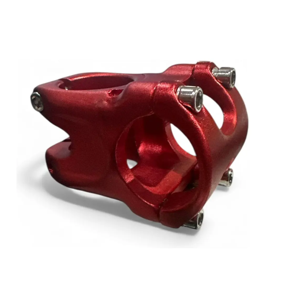 stem 31,8 mm super corto azul o rojo
